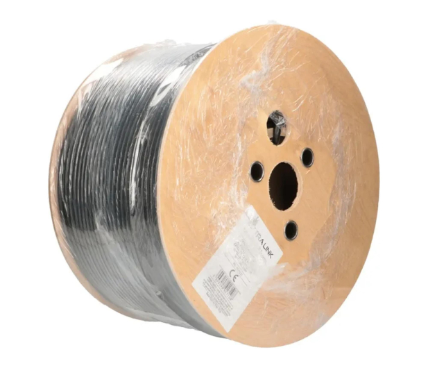 ExtraLink CAT5E FTP (F/UTP) Zewnętrzny żelowany Kabel sieciowy 305M - 1543974 - zdjęcie 2